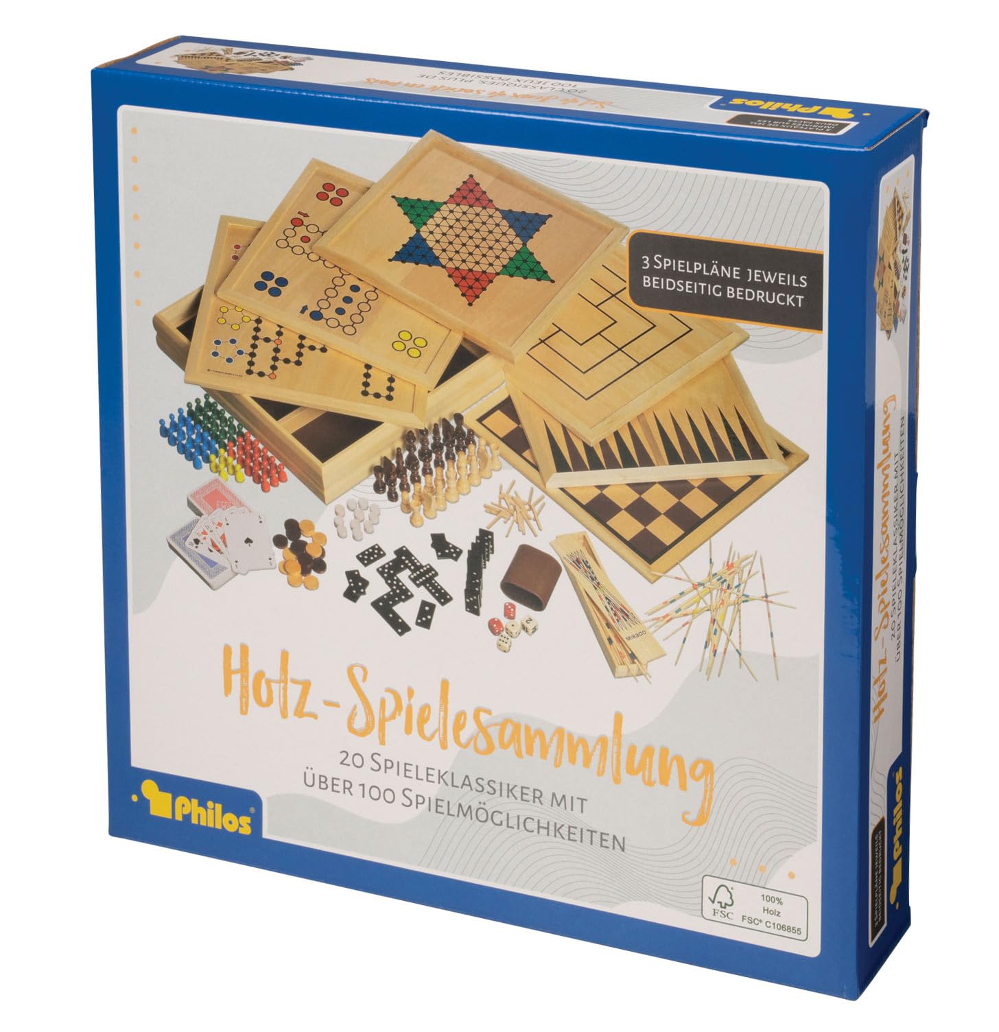Philos Houten Game Set Compendium 100