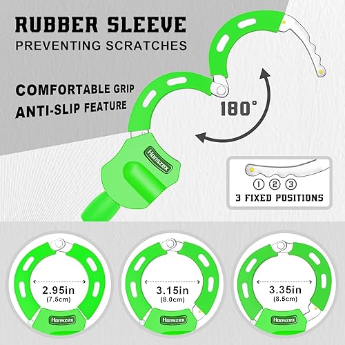 Miniatura 47 de Scooter Lock, Bike Locks High Security with Key, 36.22inch Heavy Duty Bike Lock Chain, Accessories for Electric Scooter, E-Bikes