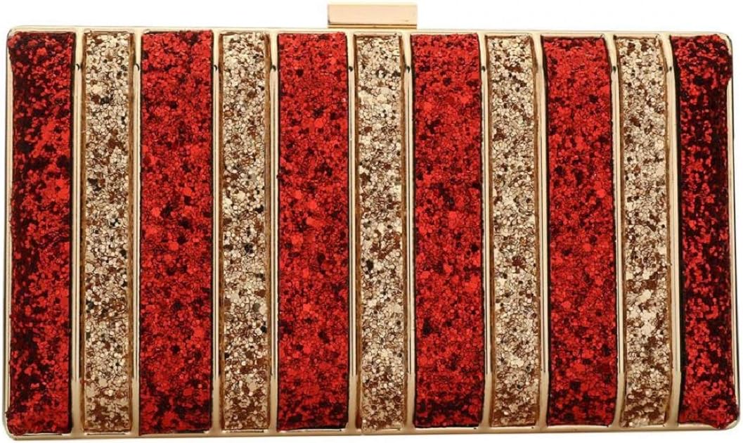 YYWEvening Clutch Bag, Womens Wedding Purse Bridal Prom Handbag Party Bags Sequin Bag