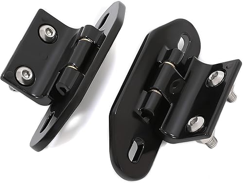 Miniatura 3 de KUAFU Bisagras de escotilla trasera compatibles con Chevy Chevrolet CamaroPontiac Firebird 1982-1992 par de electroforesis de aluminio