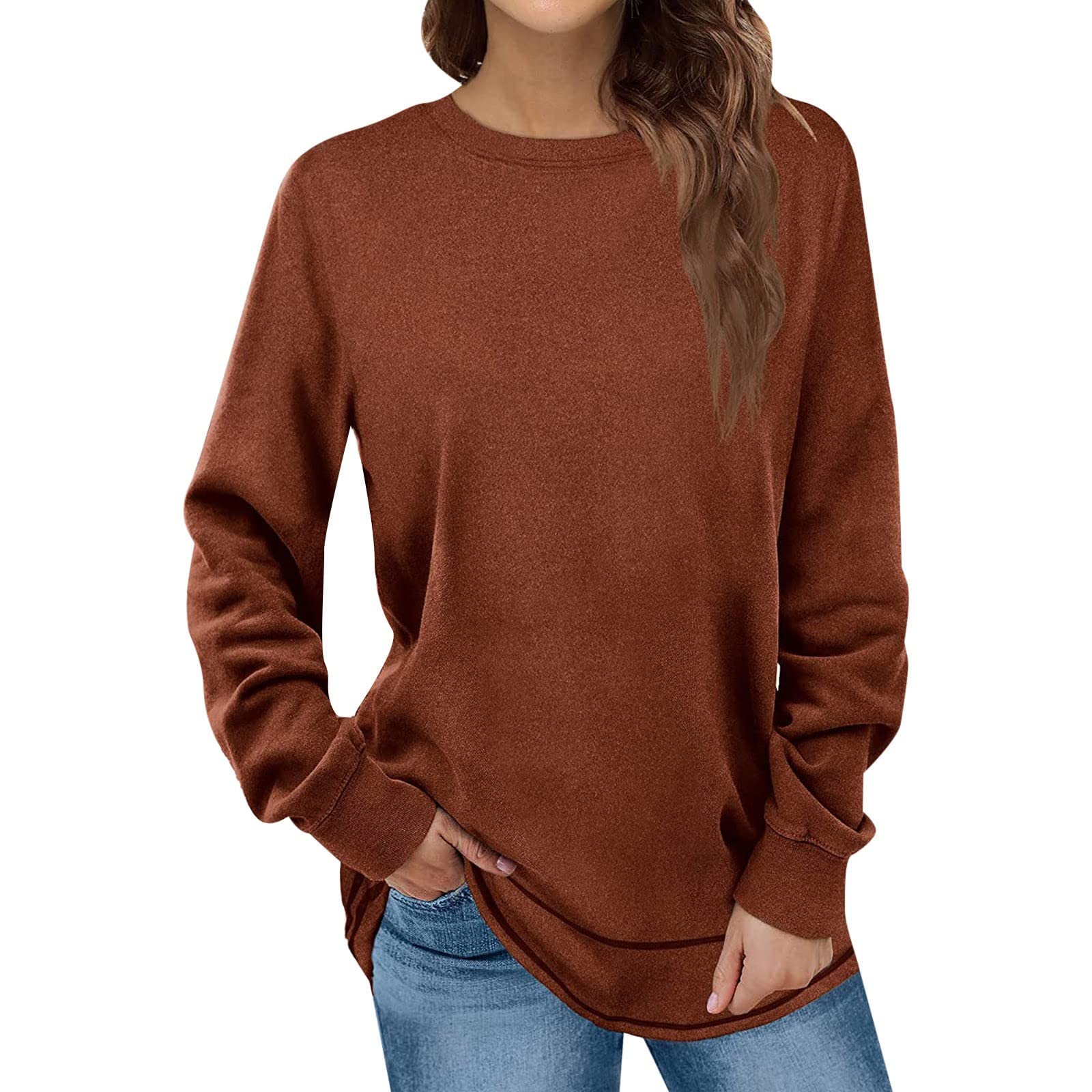 Sweatshirt Tops Casual Loose Batwing Sleeve Shirts Tunic Knit Oversized Pullover Sweater 2022 Fall Womens Sweatshirts