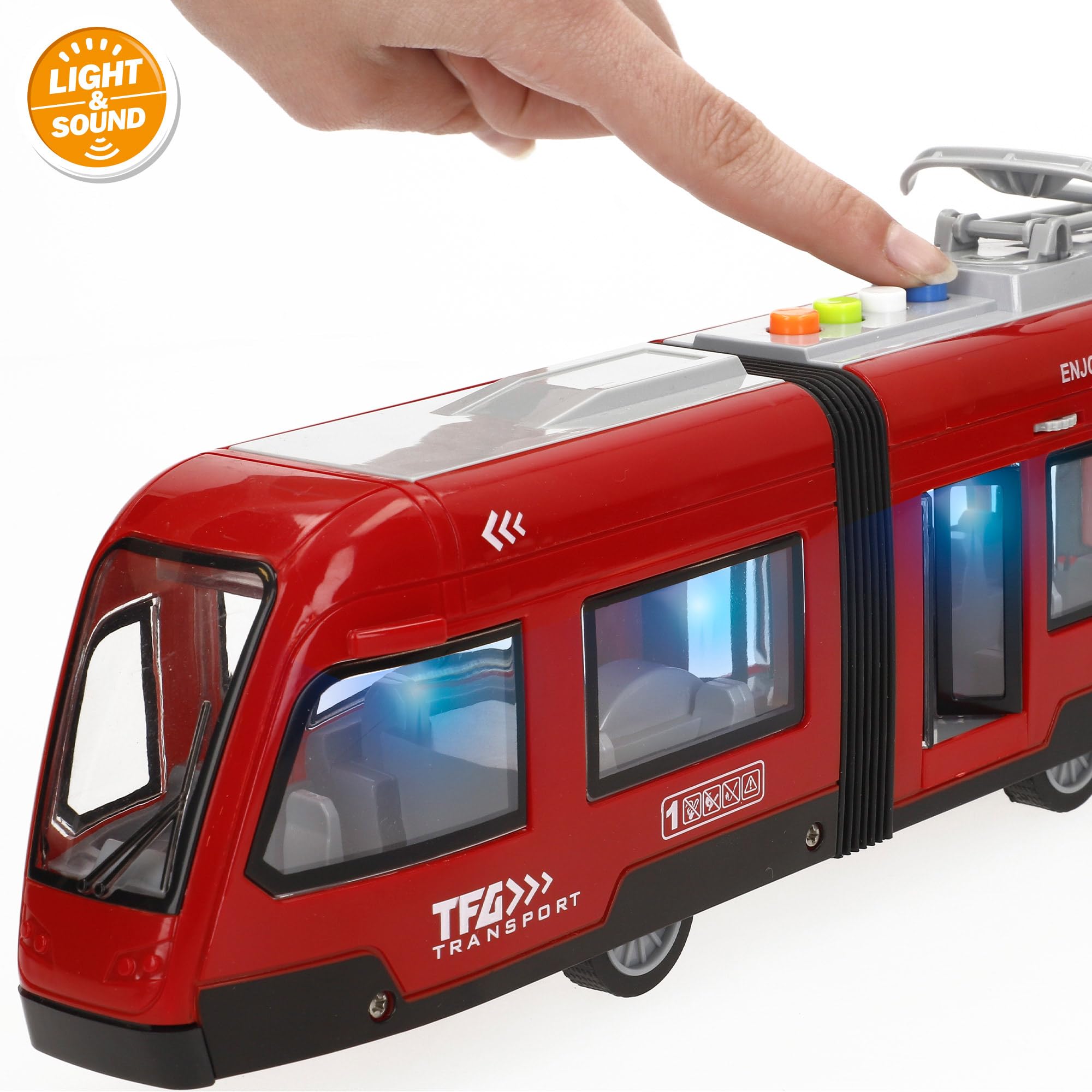 Set Gioco Treno Di Salvataggio Rosso - 66 Pezzi, Con Tunnel E Ponte, Per Bambini 3+ Anni - 2