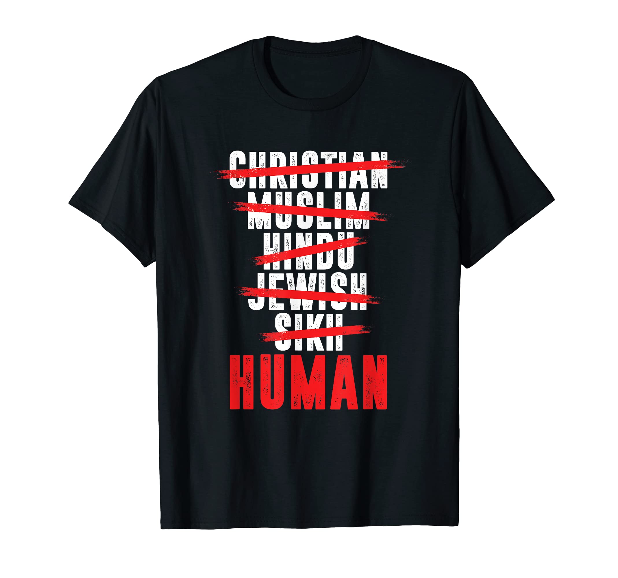 Religion Believer Christian Muslim Human Hindu Sikii Gift T-Shirt