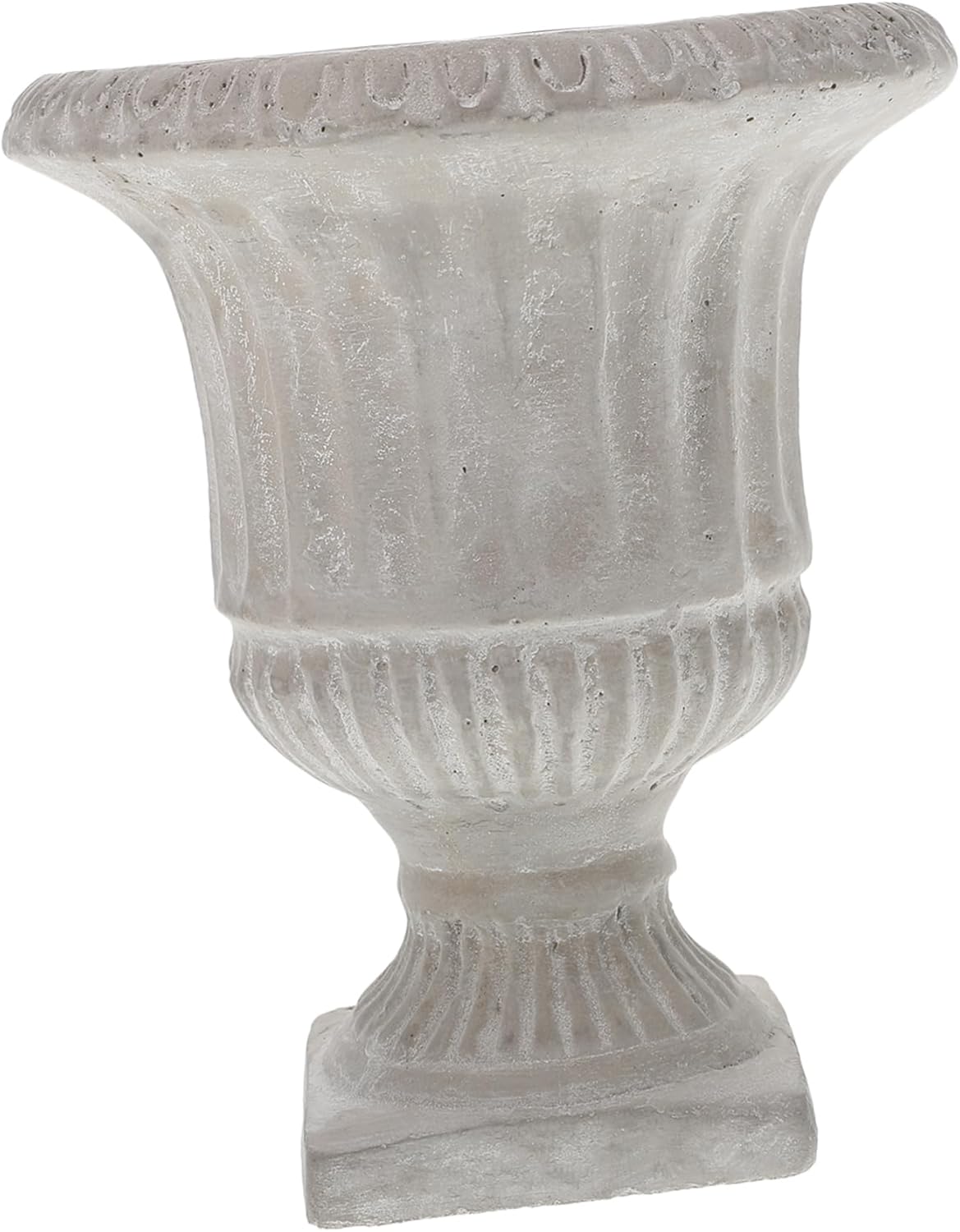 1 maceta retro para suculentas, jarrones rústicos, macetas de Cotta de cemento blanco, maceta marroquí, jarrón geométrico, jarrón de flores seco,