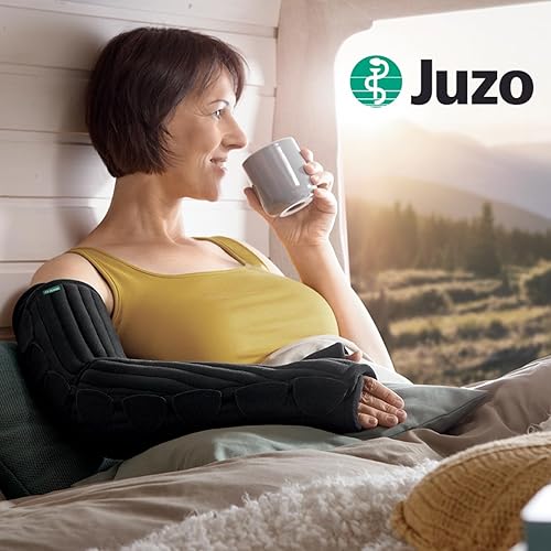 Miniatura 4 de Juzo Manga de compresión nocturna  Mangas de brazo para hombresmujeres para linfedema leve a severo y lipolinfedema