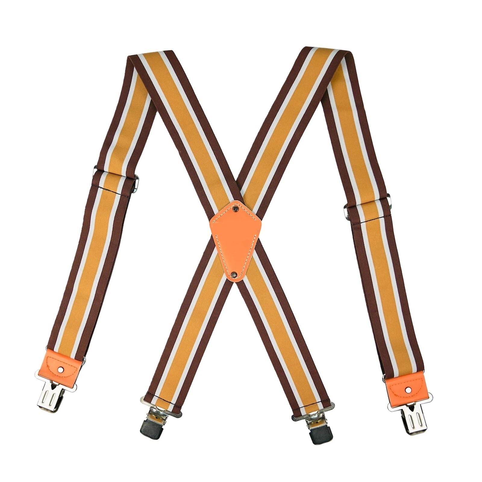 Tirantes Hombre Tirantes Elásticos De 5 Cm Ancho For Hombre, Ajustables Y En Forma X con Clips Resistentes(Color14)