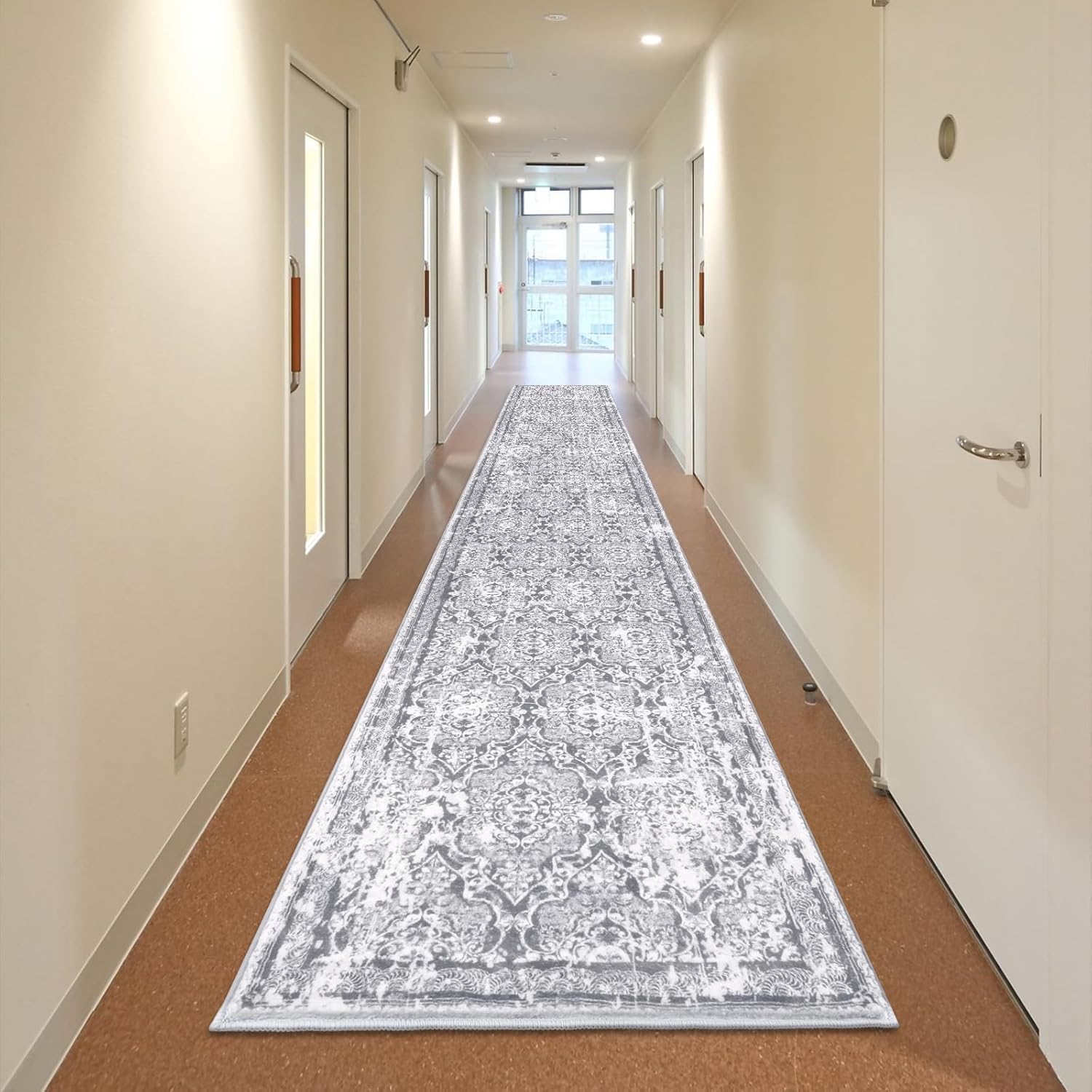 Vaukki Hallway Runner Rug, Vintage Shaggy Soft Laundry Rug