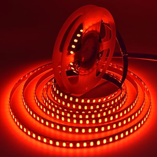 Miniatura 14 de Tira de luces LED, DC12V 5m/16.4ft regulable SMD 5730 (5630 actualizado) Super brillante 600LEDs 28000LM tira de luces LED no impermeable, 2 veces