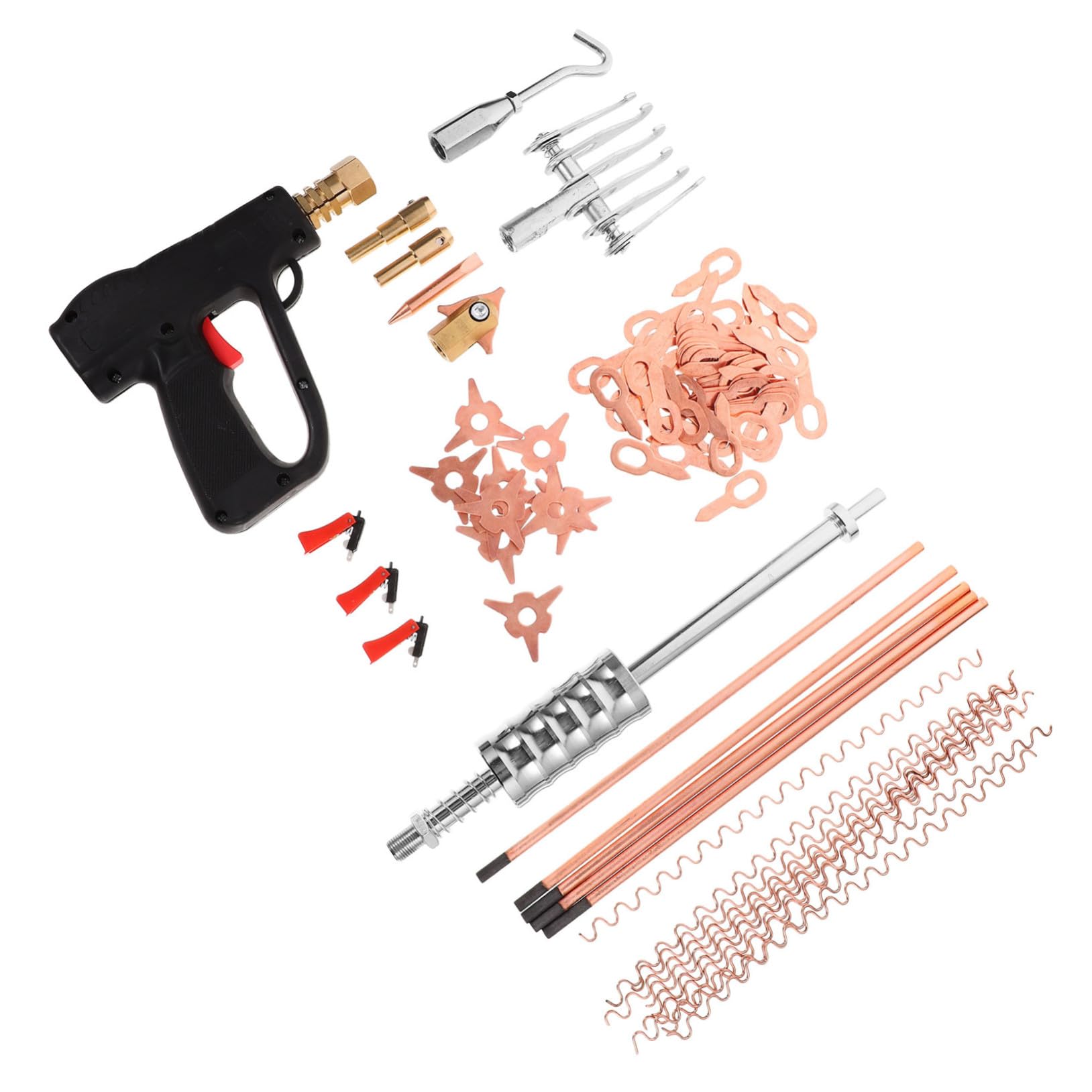 Réparation panneaux de voiture avec le kit débosselage Alipis 86 pièces en fer