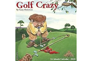 Golf Crazy by Gary Patterson 2020 Funny Wall Calendar