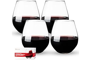 Spiegelau Authentis Stemless Wine Glasses, Set of 4