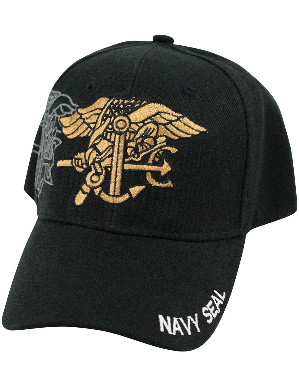 Fox Outdoor78-4141 Embroidered Ball Cap Black Hd Division - Navy Seal