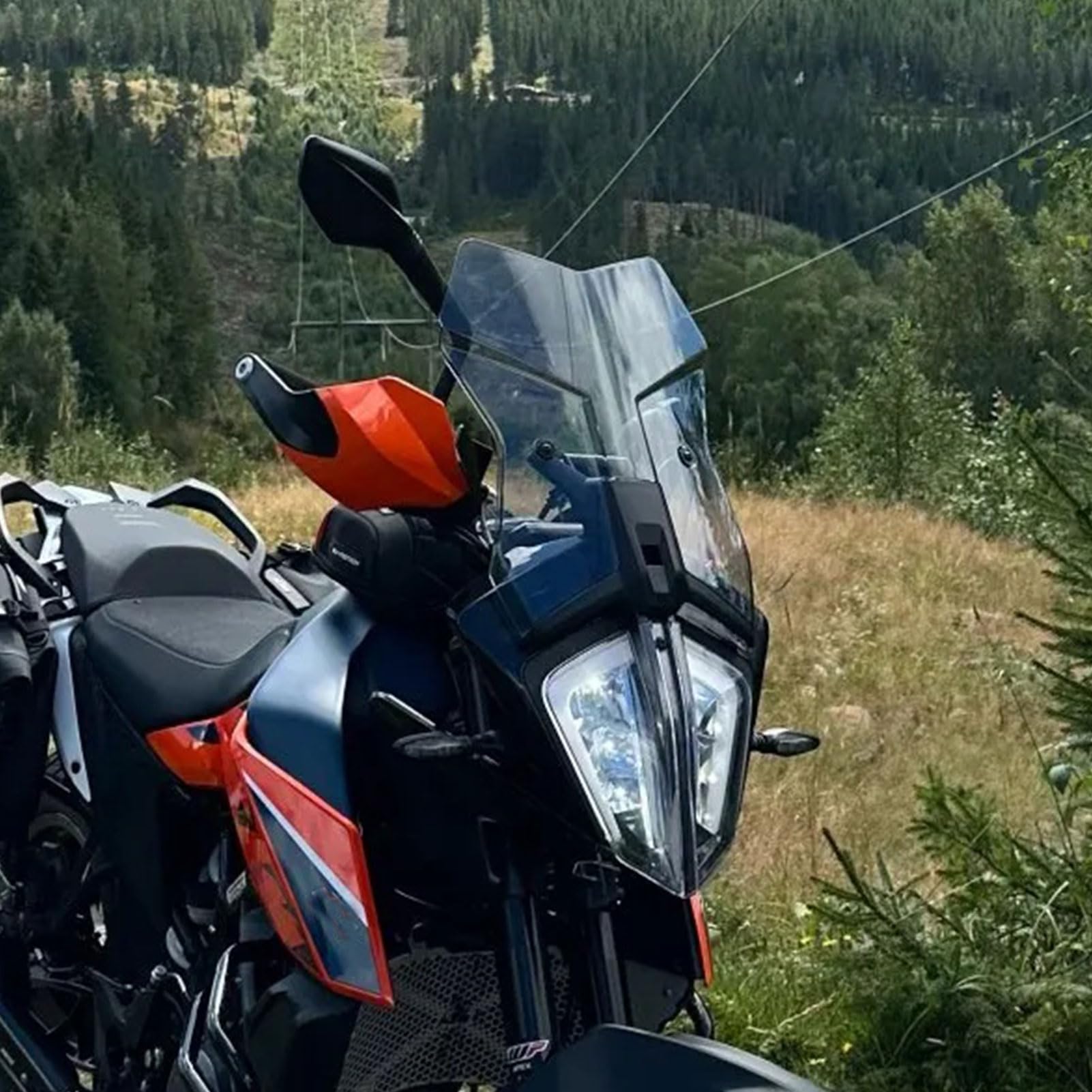 Pare-Brise Moto Pour Avant 390 Adventure 2020 2021 2022 2023 En Polycarbonate PC Fumée Légère