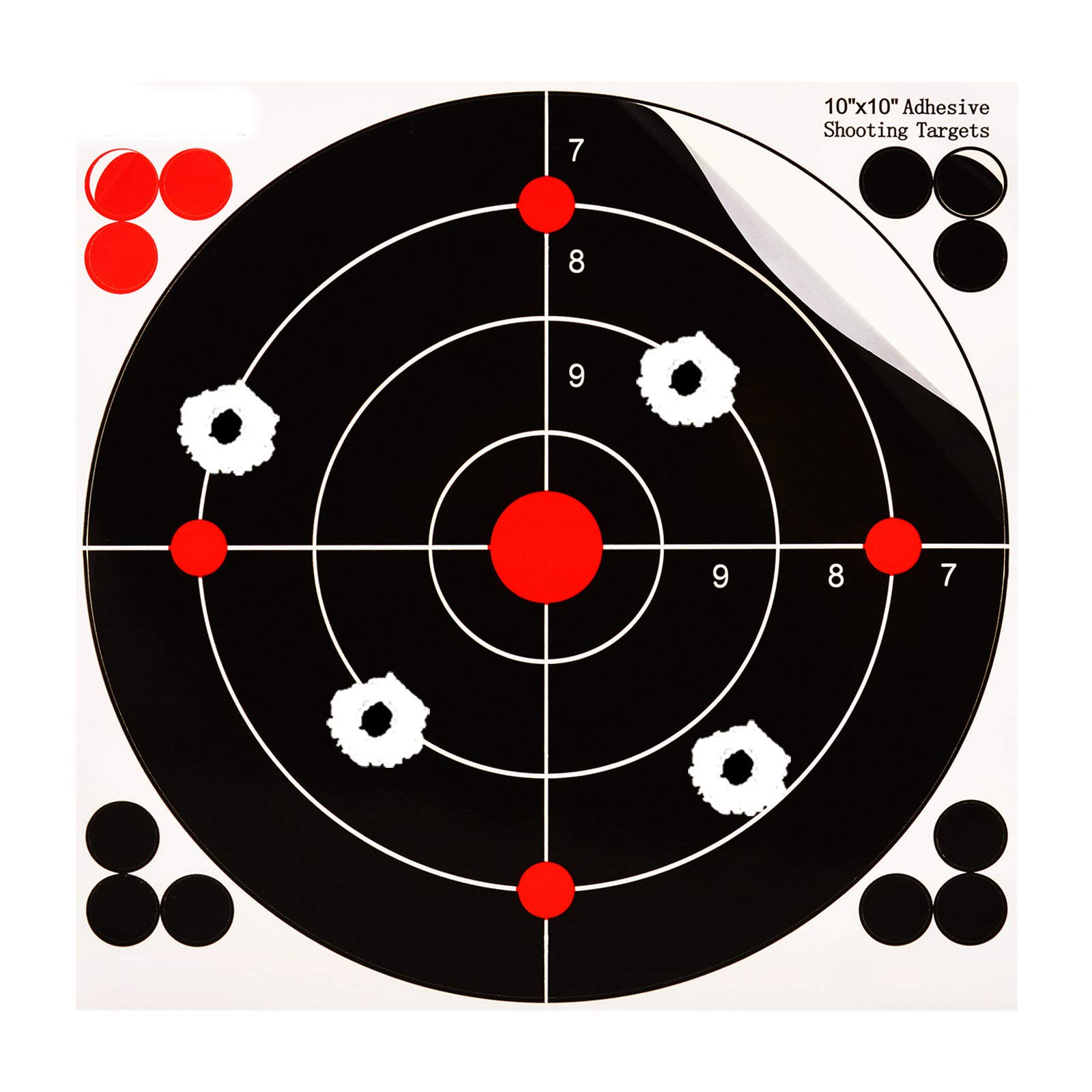 Buy MEMX Reactive Target Stickers 10 inch Self Adhesive Shooting