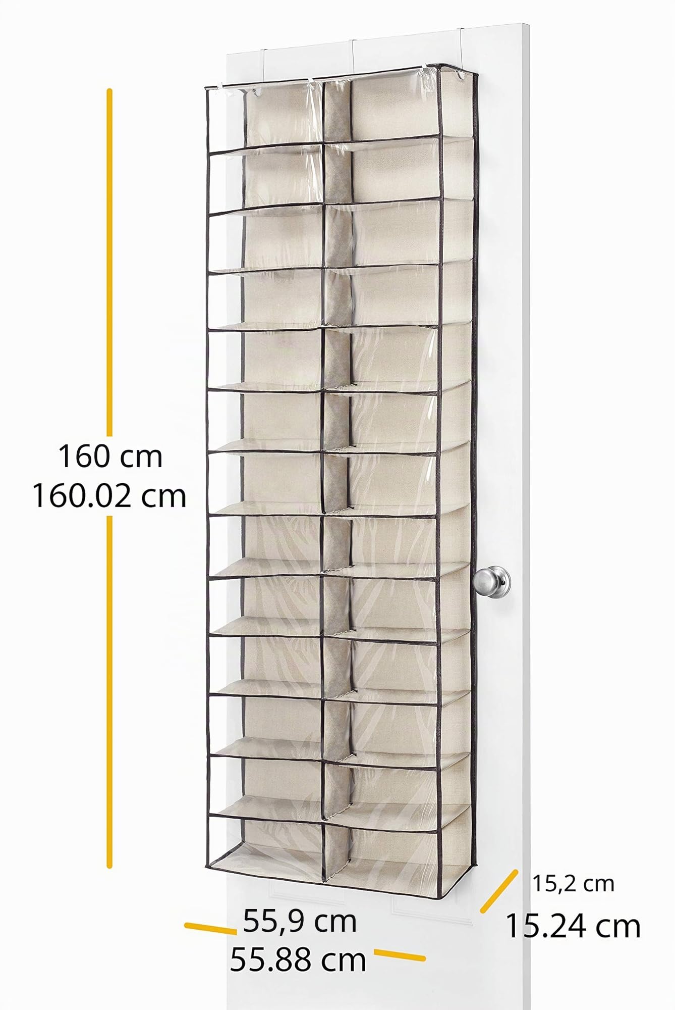 Whitmor Sobre la puerta estantes de zapatos