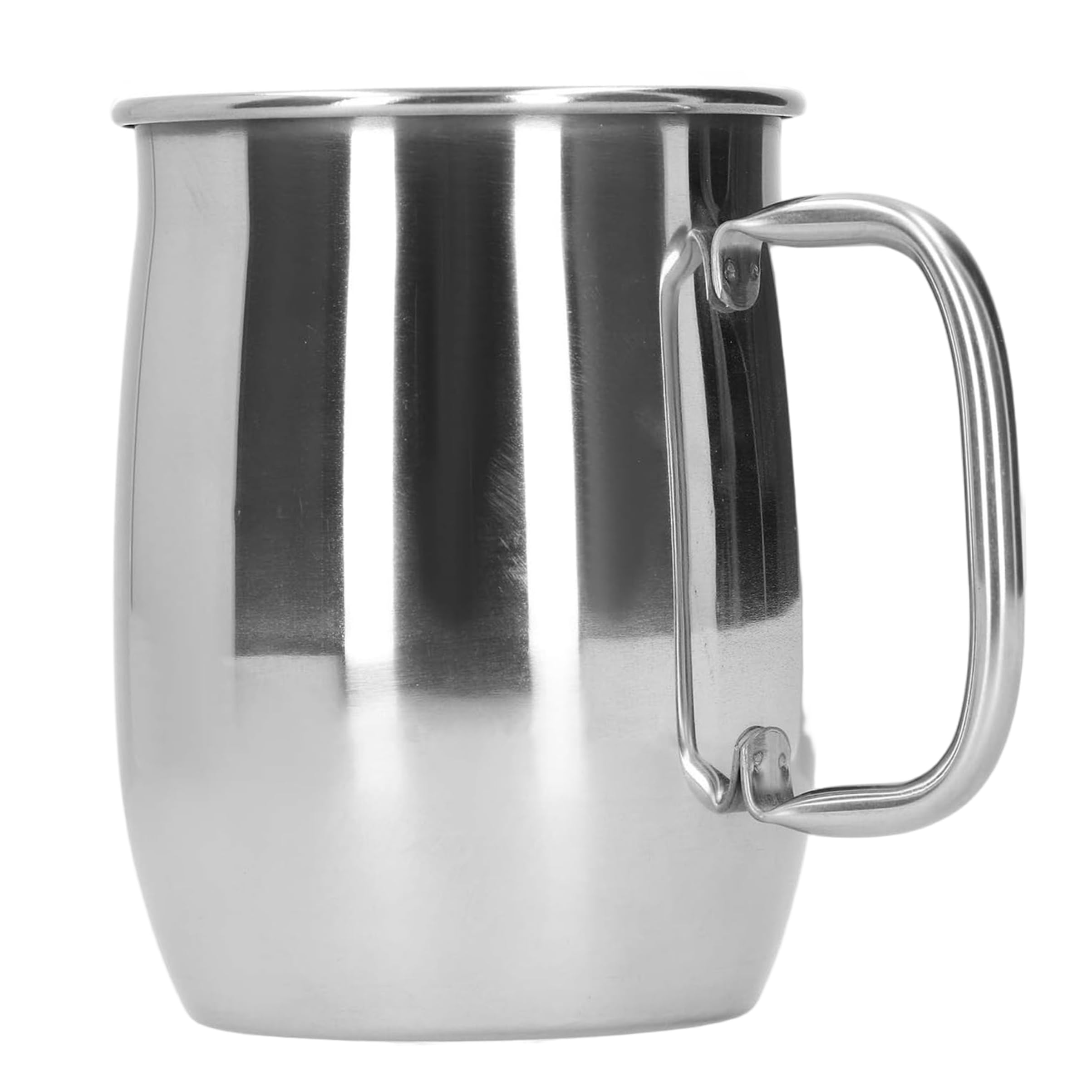 Taza de acero inoxidable con aislamiento pesado de 32 oz y asa ergonómica