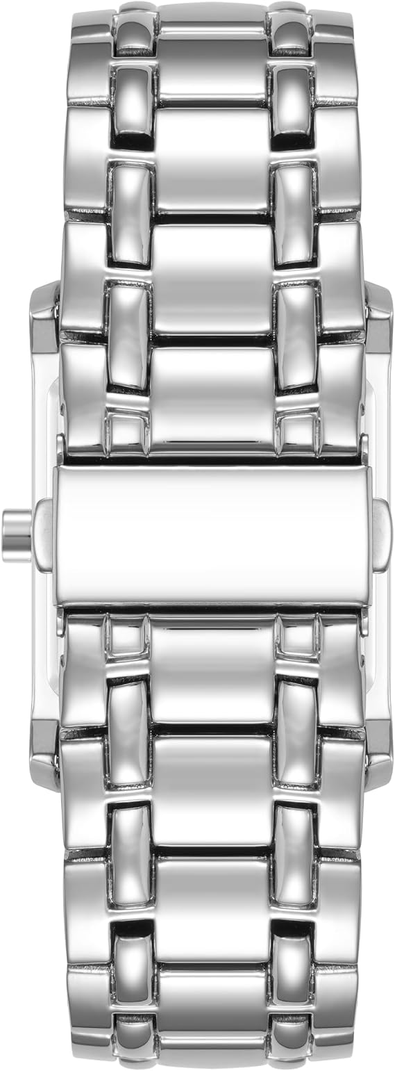 Armitron Men's Genuine Crystal Accented Stainless Steel Watch