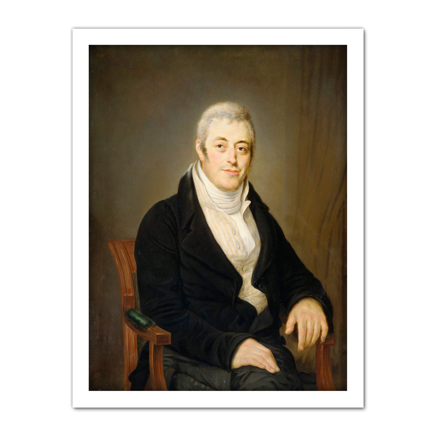Artery8 Moritz Portrait Jonas Daniel Meijer Painting Artwork Framed Wall Art Print 18X24 Inch