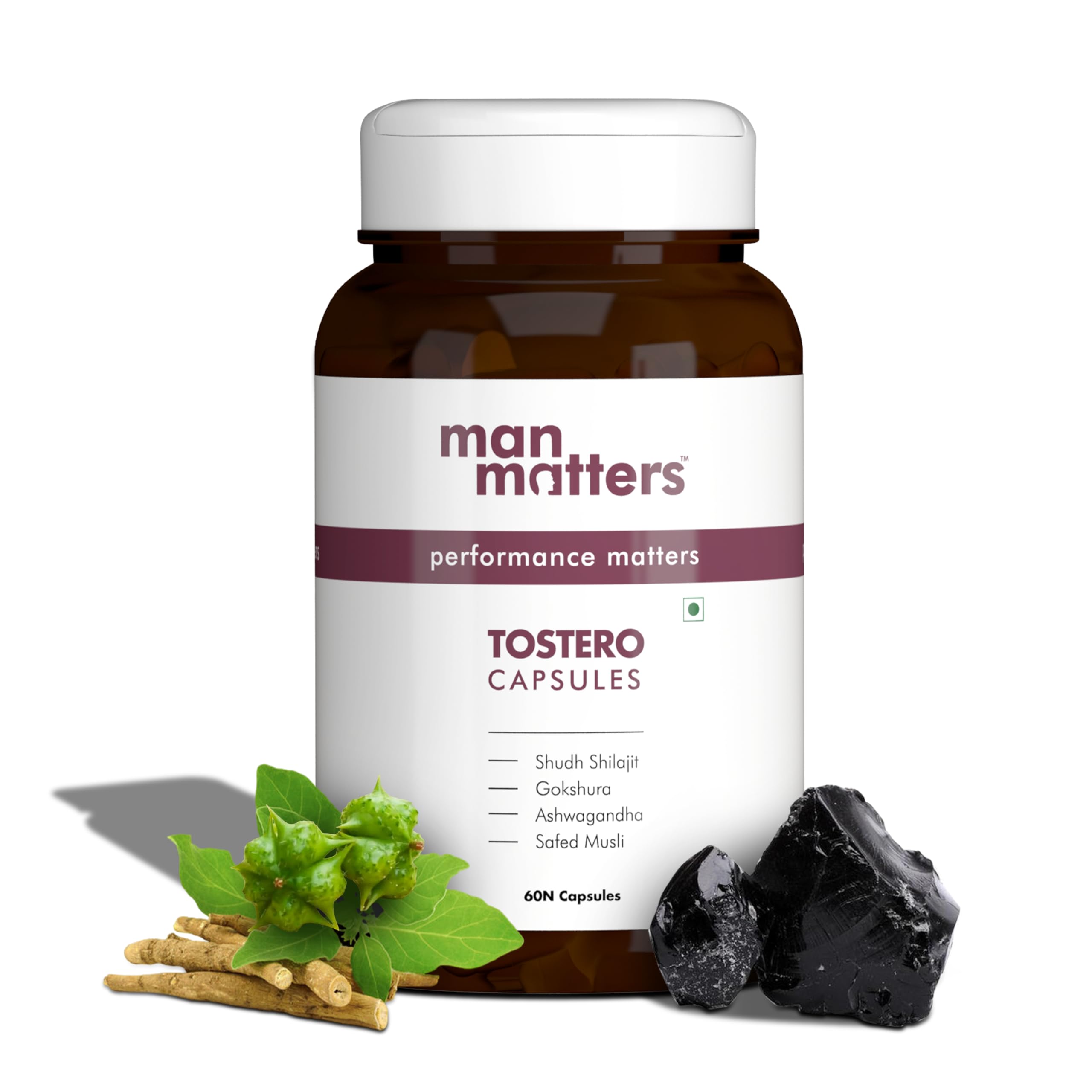Man Matters Tostero Capsules with Shudh Shilajit, Ashwagandha, Gokshura & Safed Musli | 60 Capsules | 20 AYUSH Approved Herbs | Boosts Muscle Strength, Immunity & Stamina (B0C3WBF6S8) Amazon Price History, Amazon Price Tracker