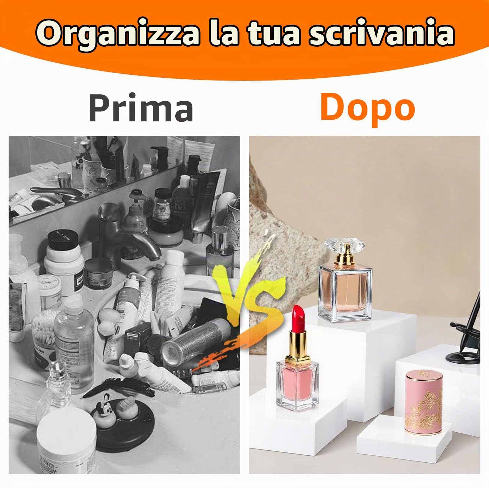 6Pcs Espositore Buffet Aperitivo con Fondo Cavo 3/4/5/6/7/8in, Supporti Cubico Plastica Dessert, Alzate Buffet Acrilico Bianco, Supporto Annidabile, Porta per Torte, Oggetti da Collezione, Gioielli