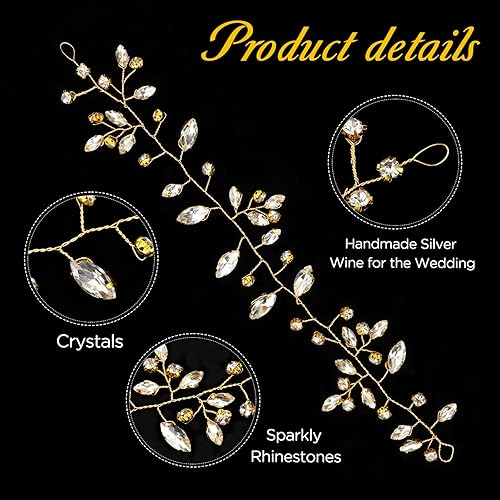 Miniatura 3 de YASUOA Pieza de pelo nupcial