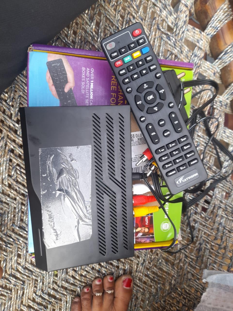 Catvision Doordarshan Freedish MPEG 2 Standard Definition Set Top Box