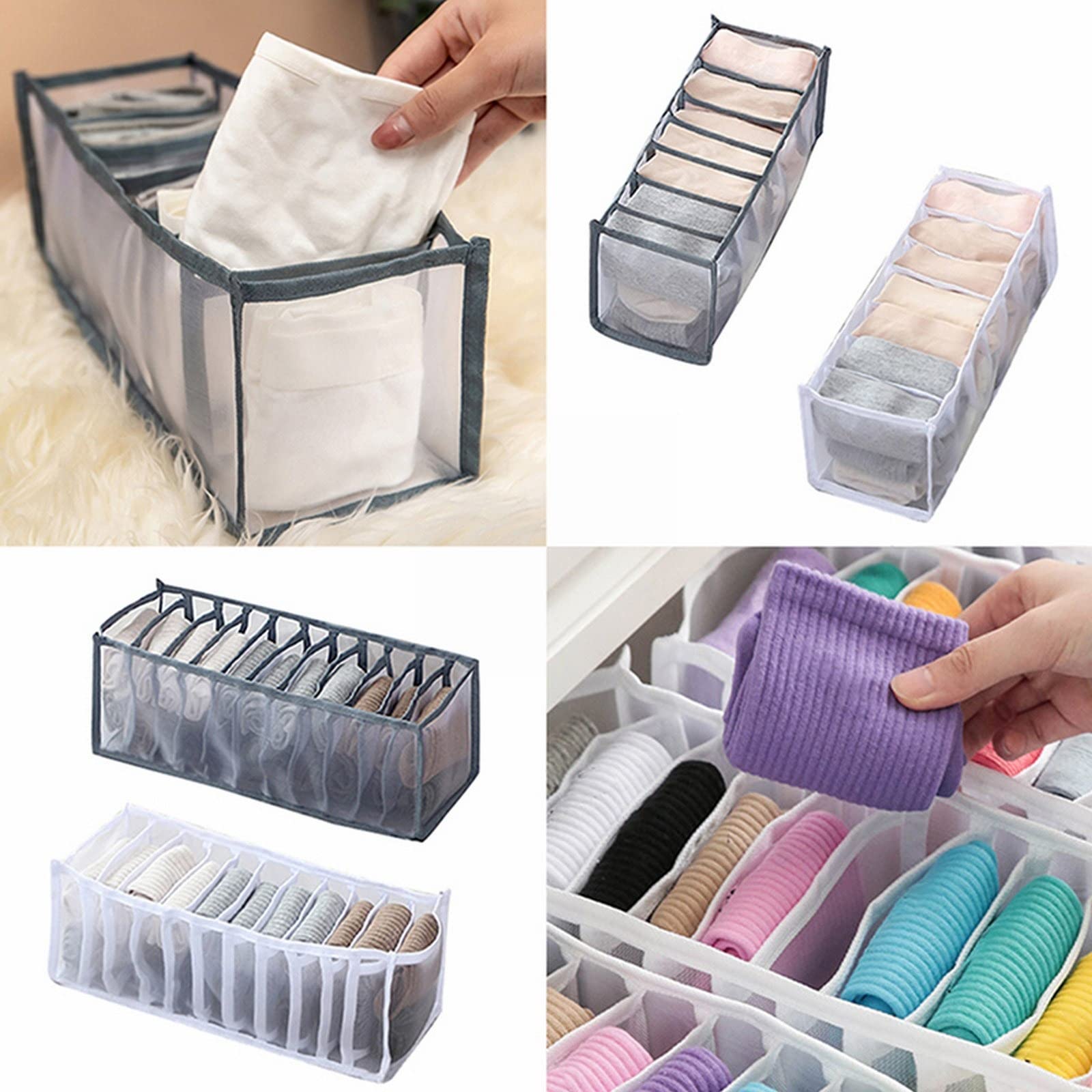 Haloyo® 3er-Pack Faltbarer Schrank-Organizer, Klei Produktbild-Vorschau 13