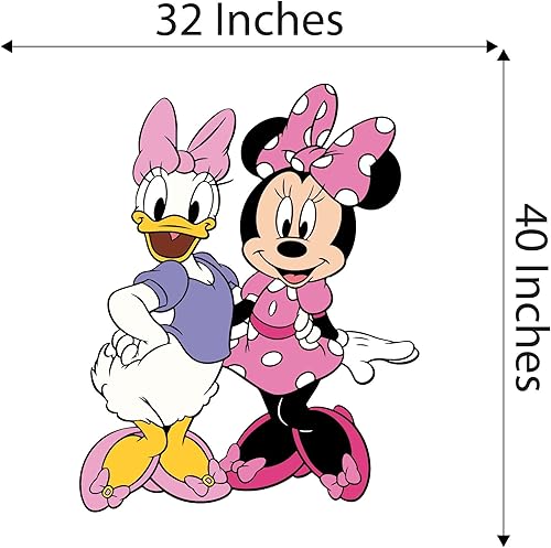 Miniatura 4 de Minnie y Daisy Linda Decoración de Habitación Mejor Amigos Tema de Personaje Diseño de Personaje Decoración de Pared Dormitorio de Niños - Tamaño 32