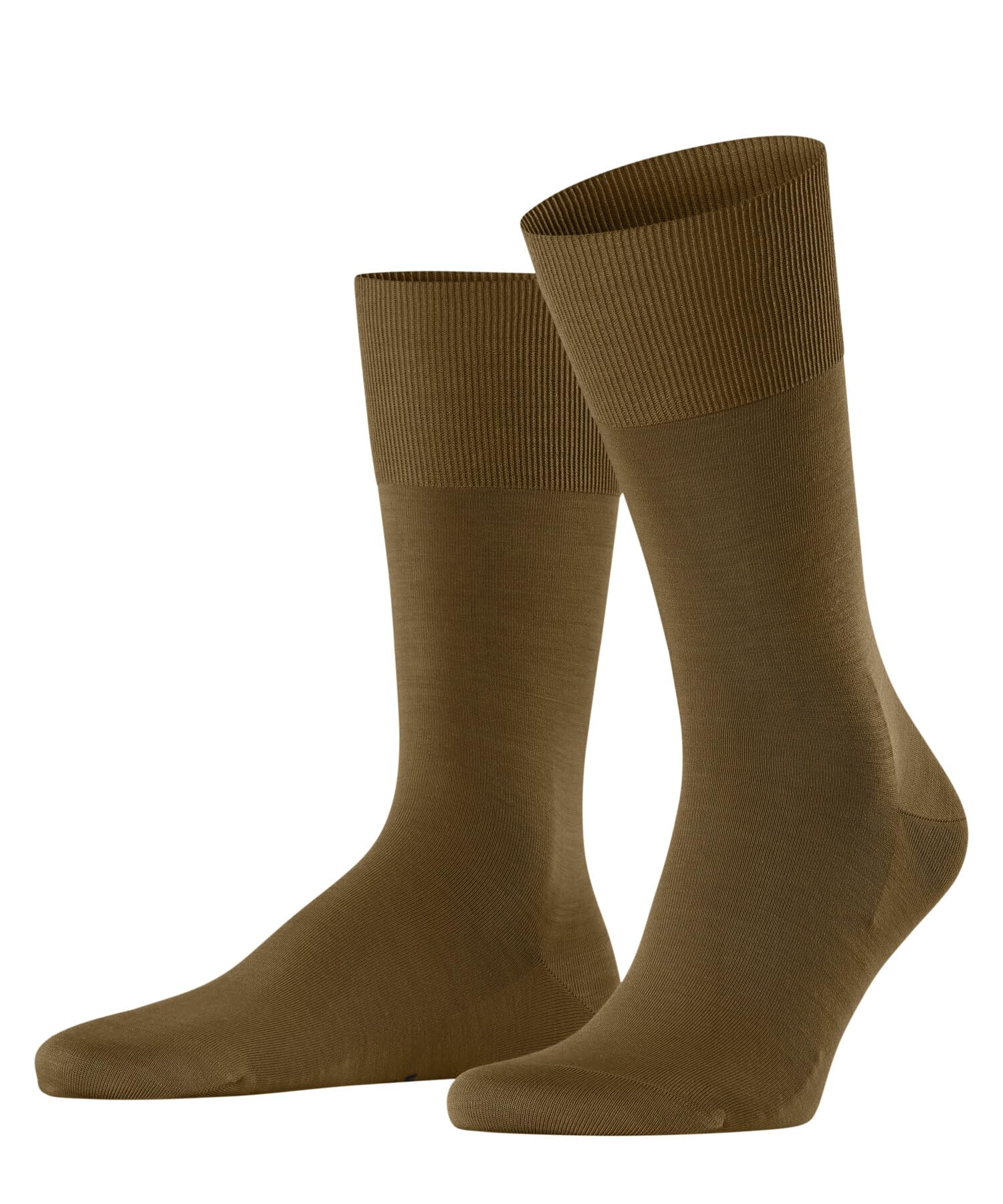 FALKE Men's ClimaWool M So Temperature-Regulating Plain 1 Pair Socks, Yellow Old Brass 1220, 8.5-9.5