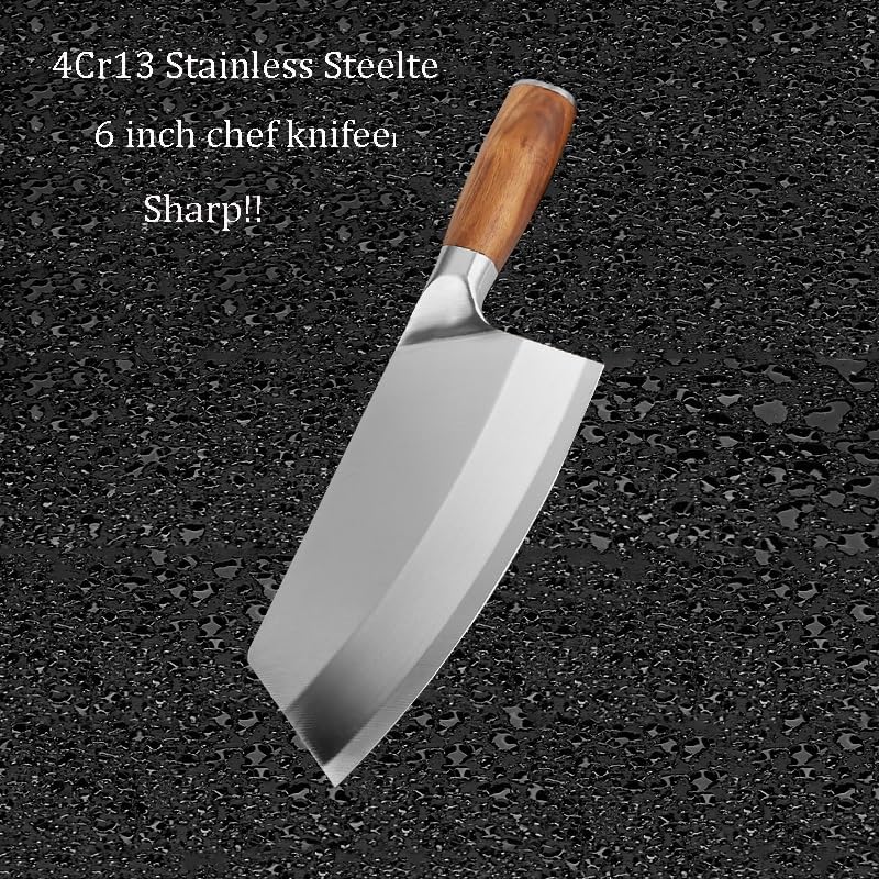 Meat Cleaver,Cleaver Knife Kitchen Chef Knife for Meat Slicing Fish Sushi Beef Cook Cleaver Knives Vegetable Cutter Cooking Tools