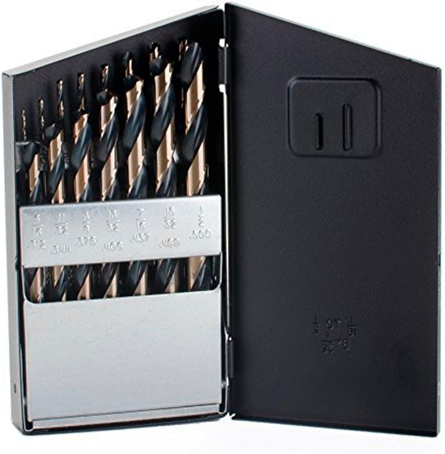 Norseman Drill and Tool 66470 SPM-15 135 Degree Split Point Magnum Sup Premium Mechanical Drill Bit Set (15 Piece)