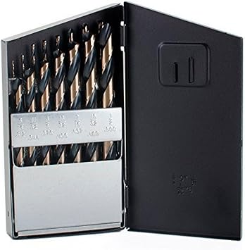 Norseman Drill and Tool 66470 SPM-15 135 Degree Split Point Magnum Sup Premium Mechanical Drill Bit Set 15 Piece