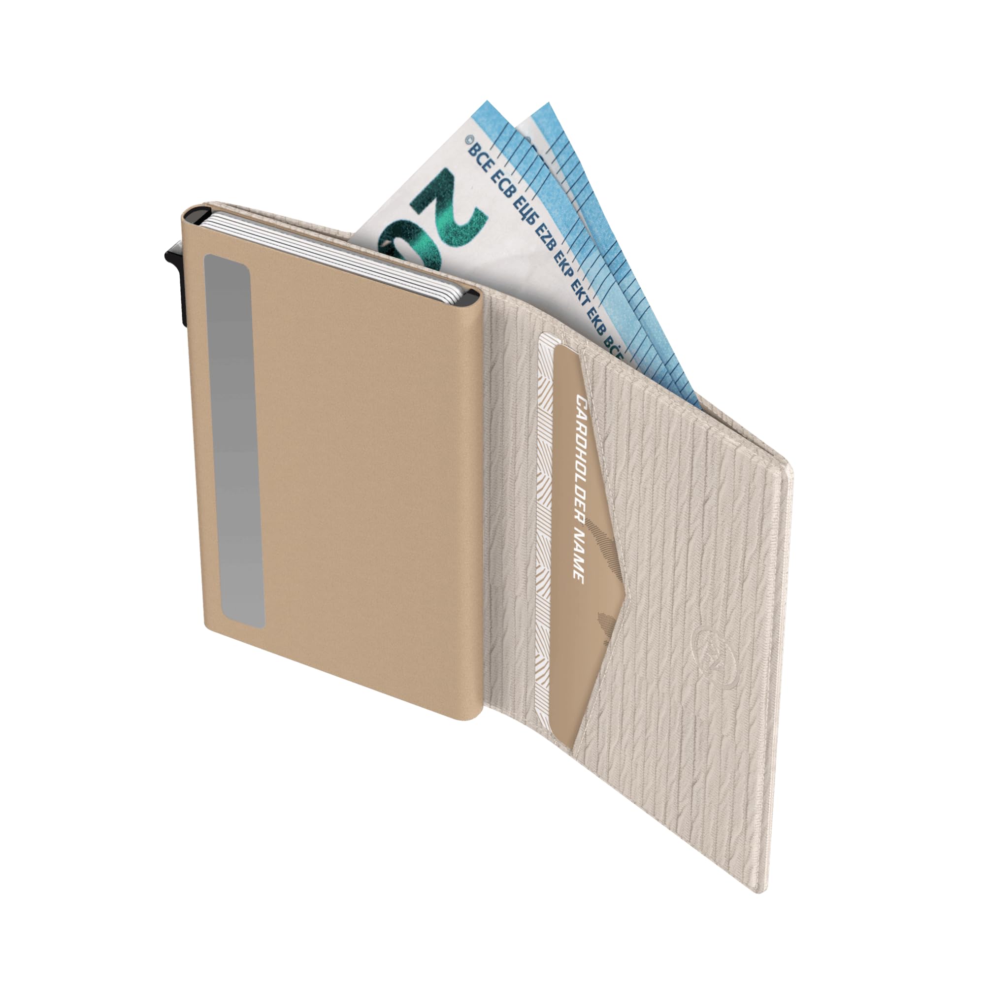 Tarjetero Slim - 8 Tarjetas y Billetes - Protección RFID - Cierre magnético - Cartera Fina y Elegante - para Hombres y Mujeres