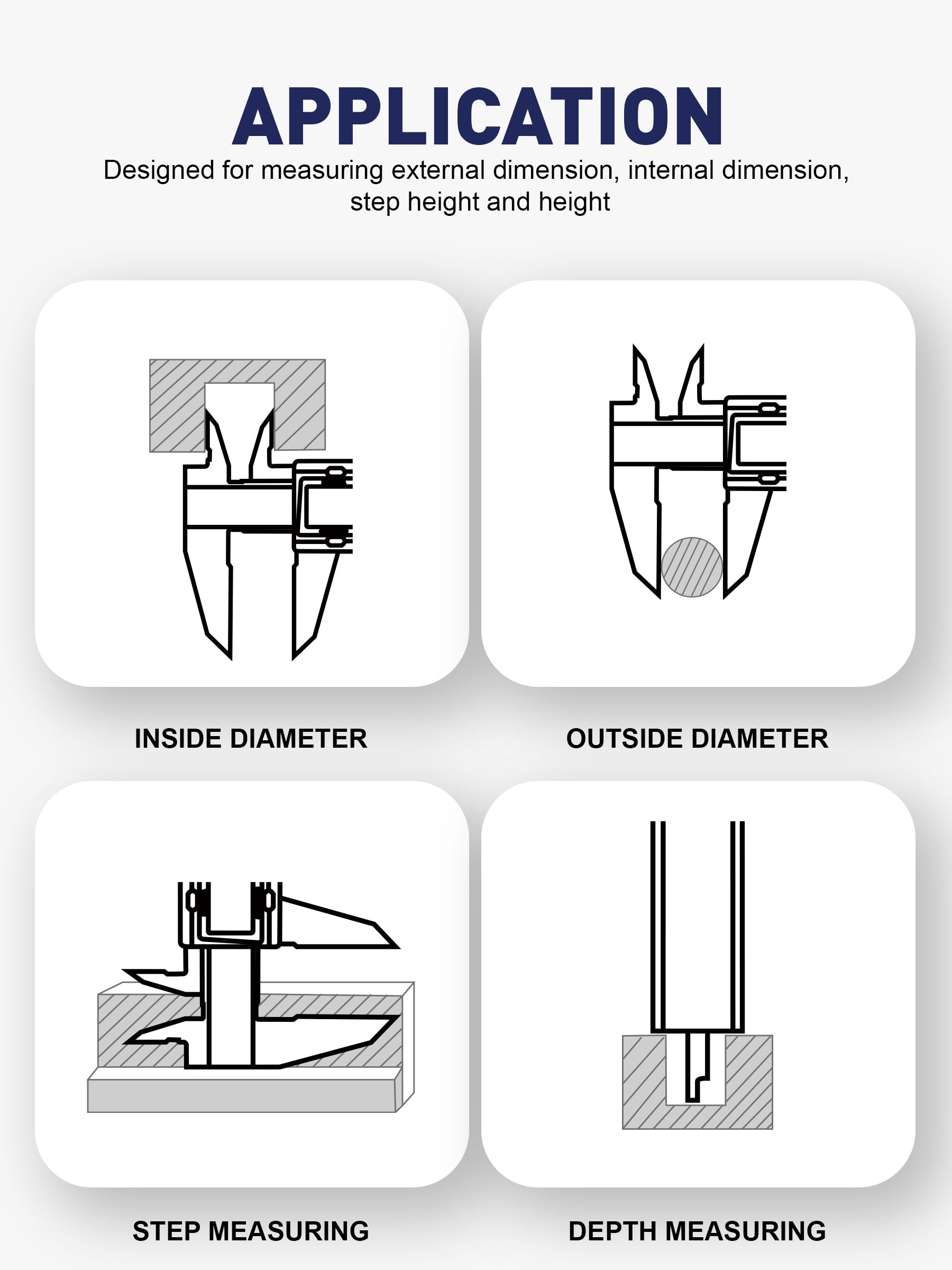 6" Digital Caliper - Durable & Long-Lasting -5