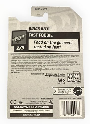 Miniatura 2 de Hot Wheels 2022 - Quick Bite - Búsqueda del tesoro - Fast Foodie 2/5 - #37/250