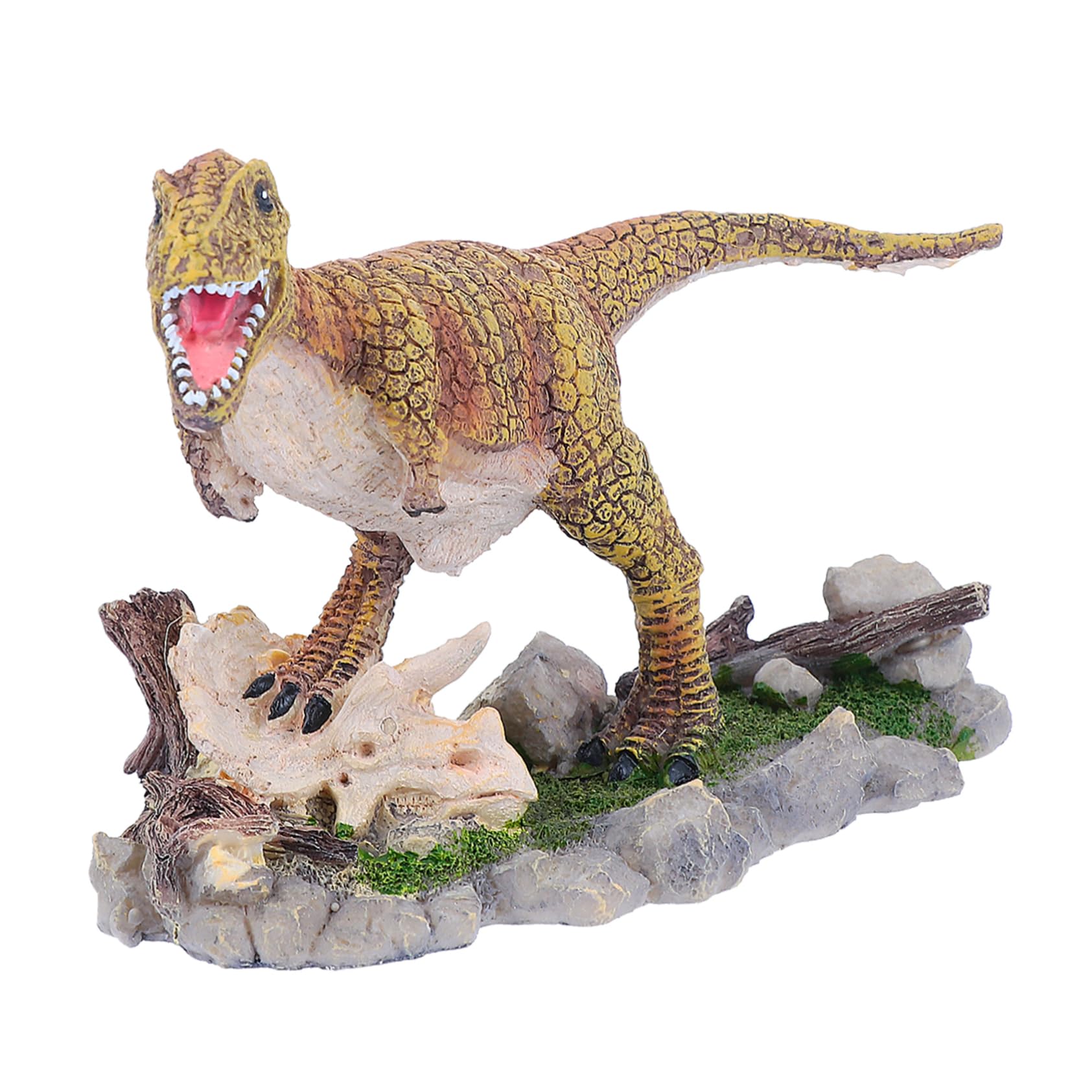 PENIKOKO Fake Dinosaur Reptile Cage Ornament, Artificial Aquarium Dinosaur Decoration for Terrarium Landscape, Scorpion Spider Style Habitat Accessory for Reptile and Amphibian Enclosures
