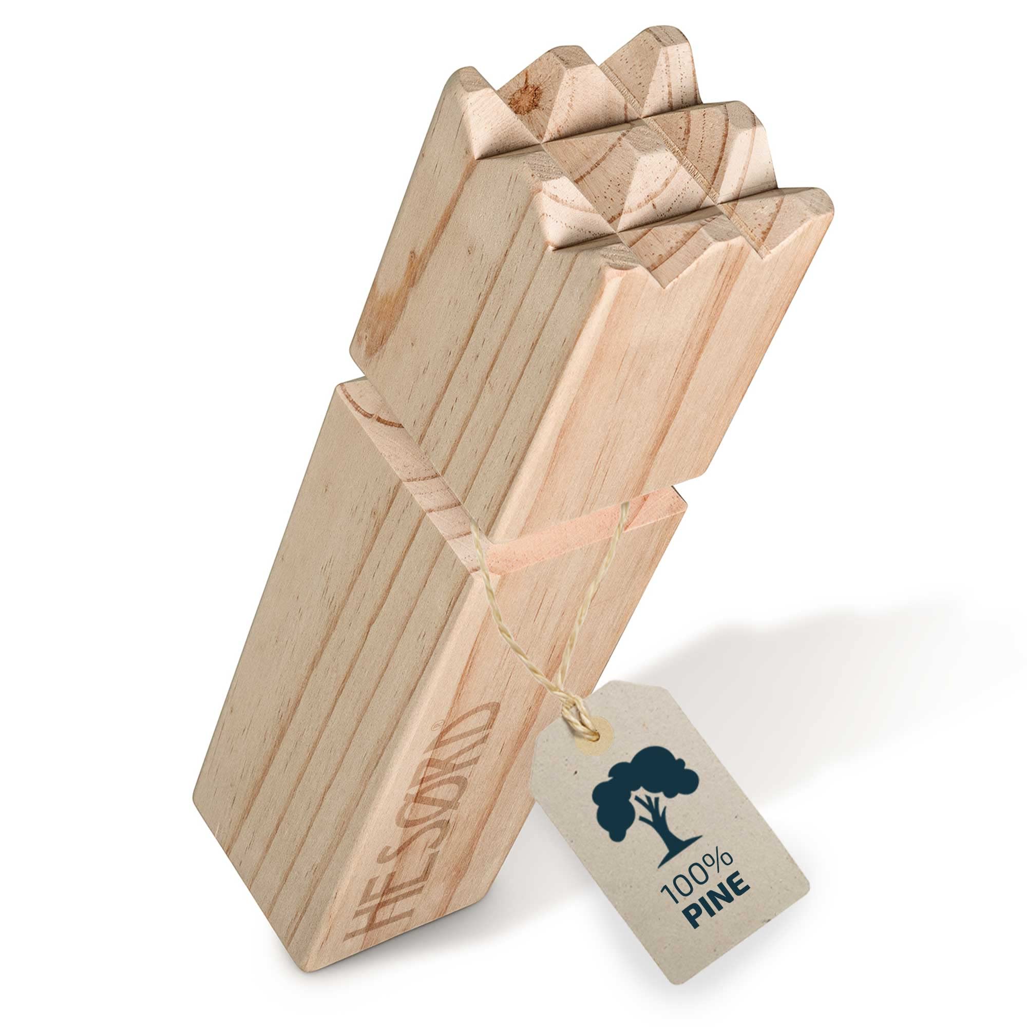 Kubb King for [ORIGINAL] Swedish Chess Made of Wood, Spare Part in Tournament Dimensions 30 x 7.2 x 7.2 cm