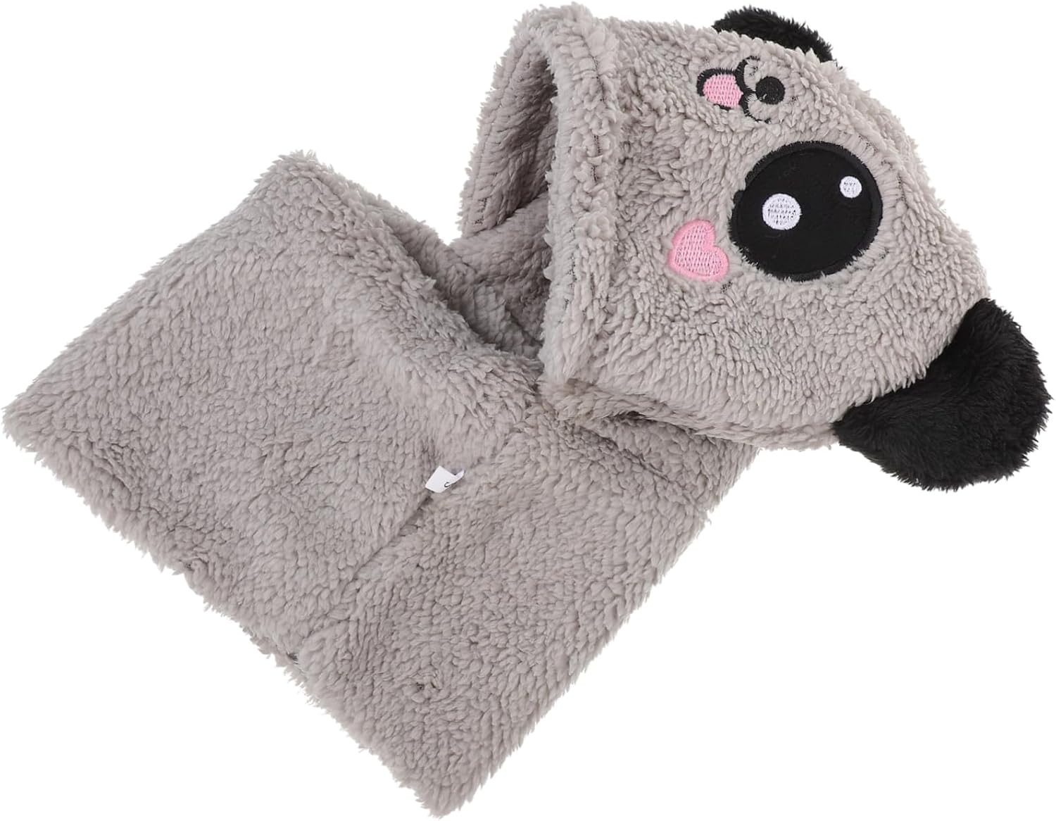 Windproof Thermal Hooded Scarf for Adorable Animal Ear Design Winter Hat and Scarf for Boys for Years