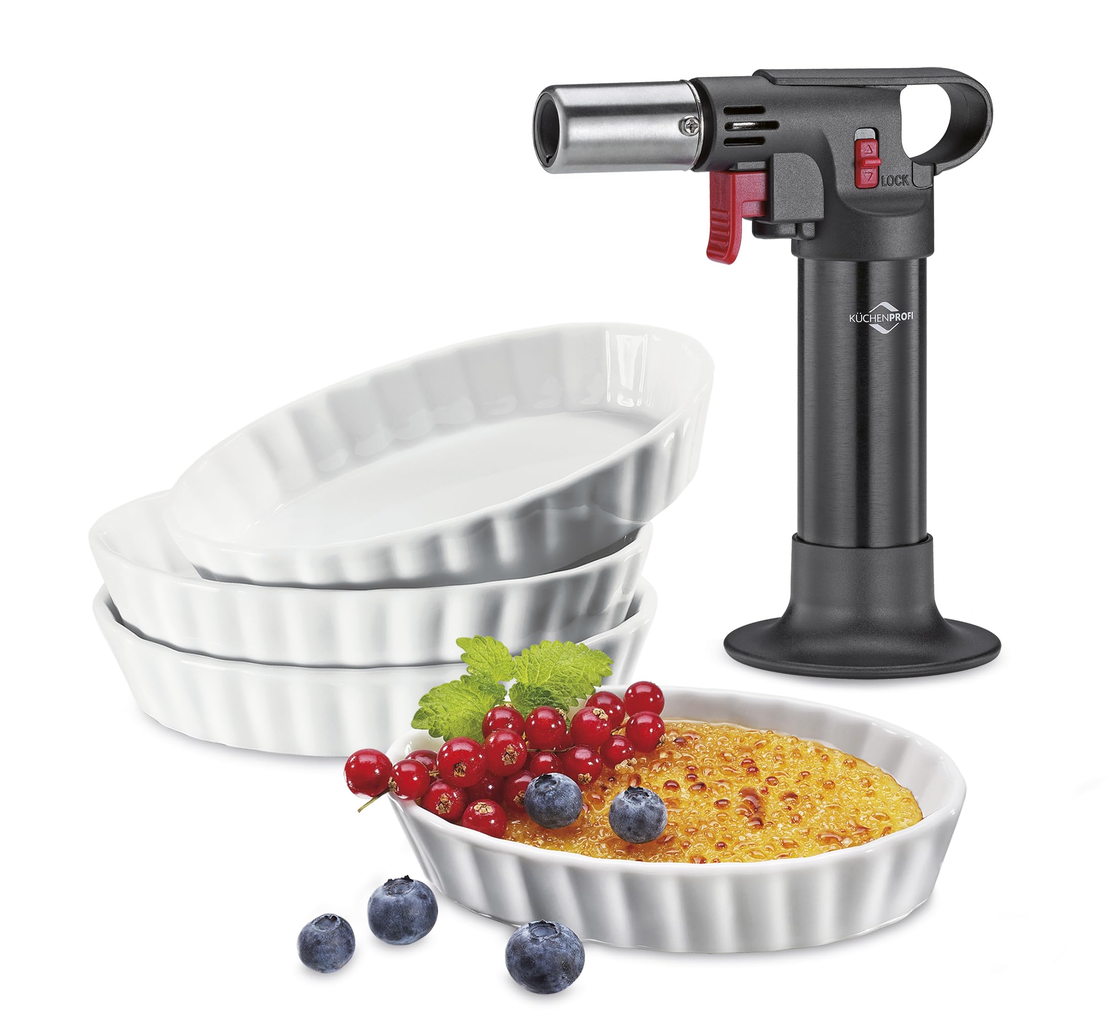 Küchenprofi Crème Brûlée-Set ECO, 5-teilig