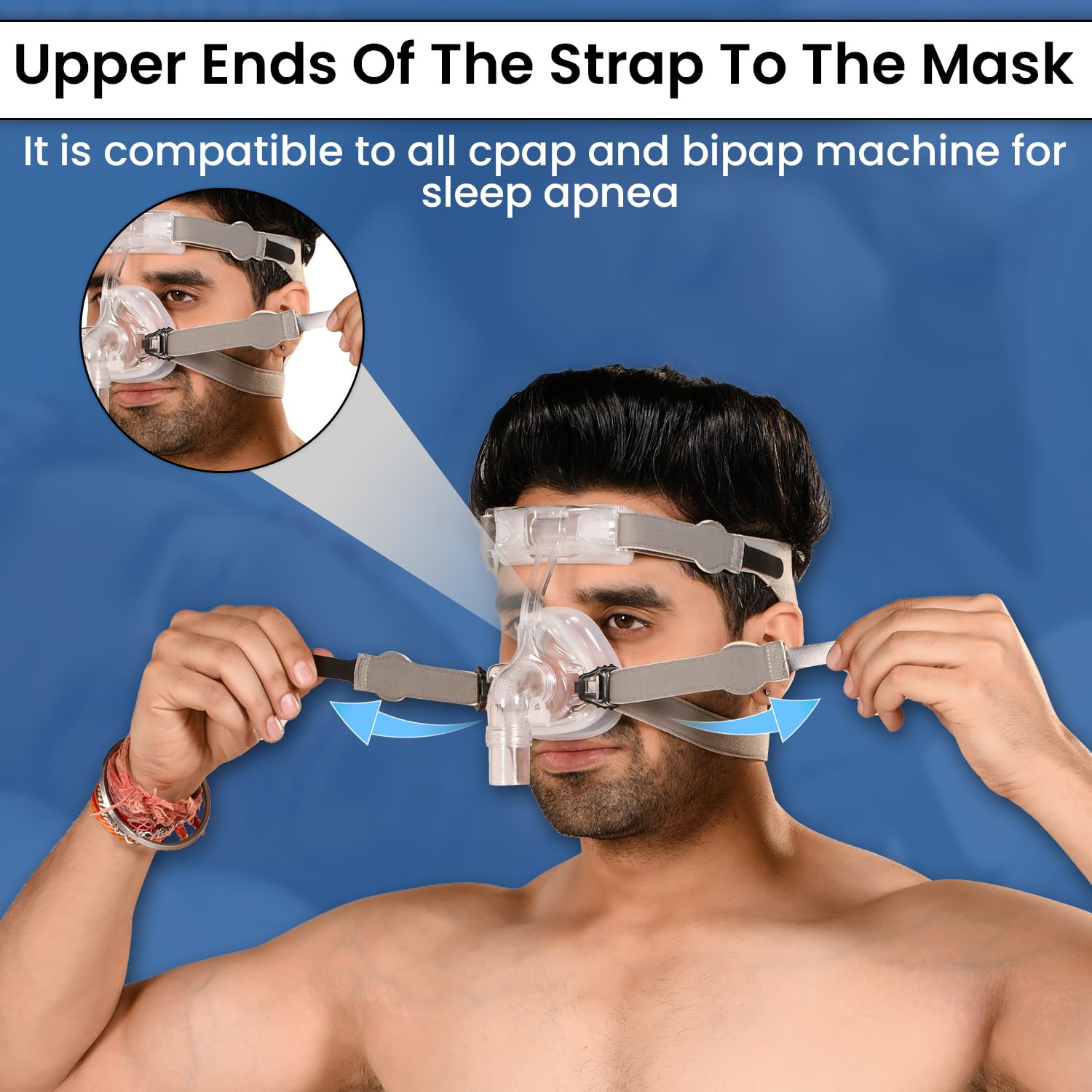 Sinocier combo pack nasal CPAP Mask Sleep with tube pipes for apnea, transparent medium size, compatible with all CPAP machines, comfortable nose-coverage, adjustable head lease, lightweight Sinocier combo pack nasal CPAP Mask Sleep with tube pipes for apnea, transparent medium size, compatible with all CPAP machines, comfortable nose-coverage, adjustable head lease, lightweight