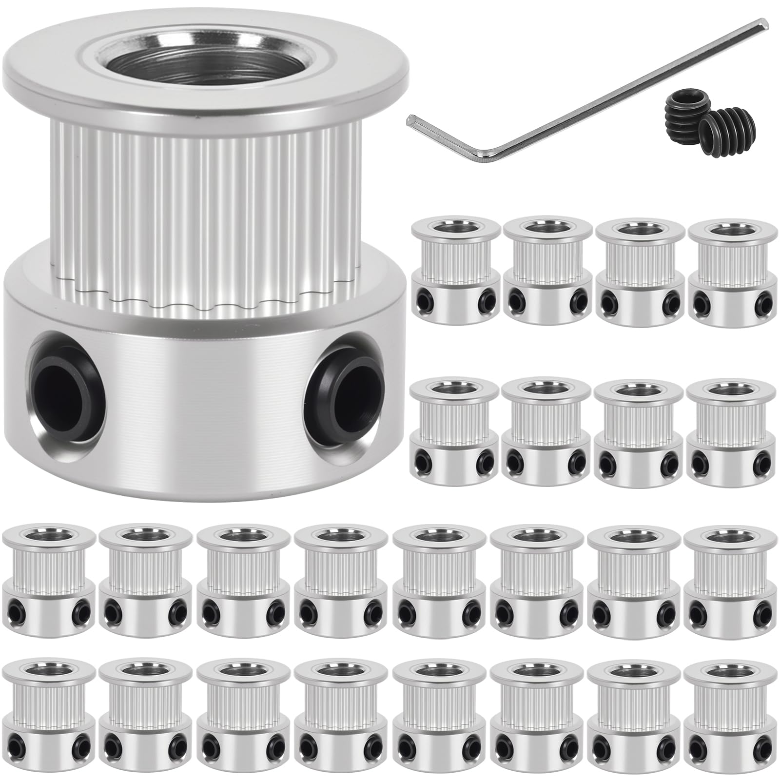 12 Pack GT2 Timing Belt Pulley 20 Teeth,8mm bore,synchronous Pulley — Amazon image 25