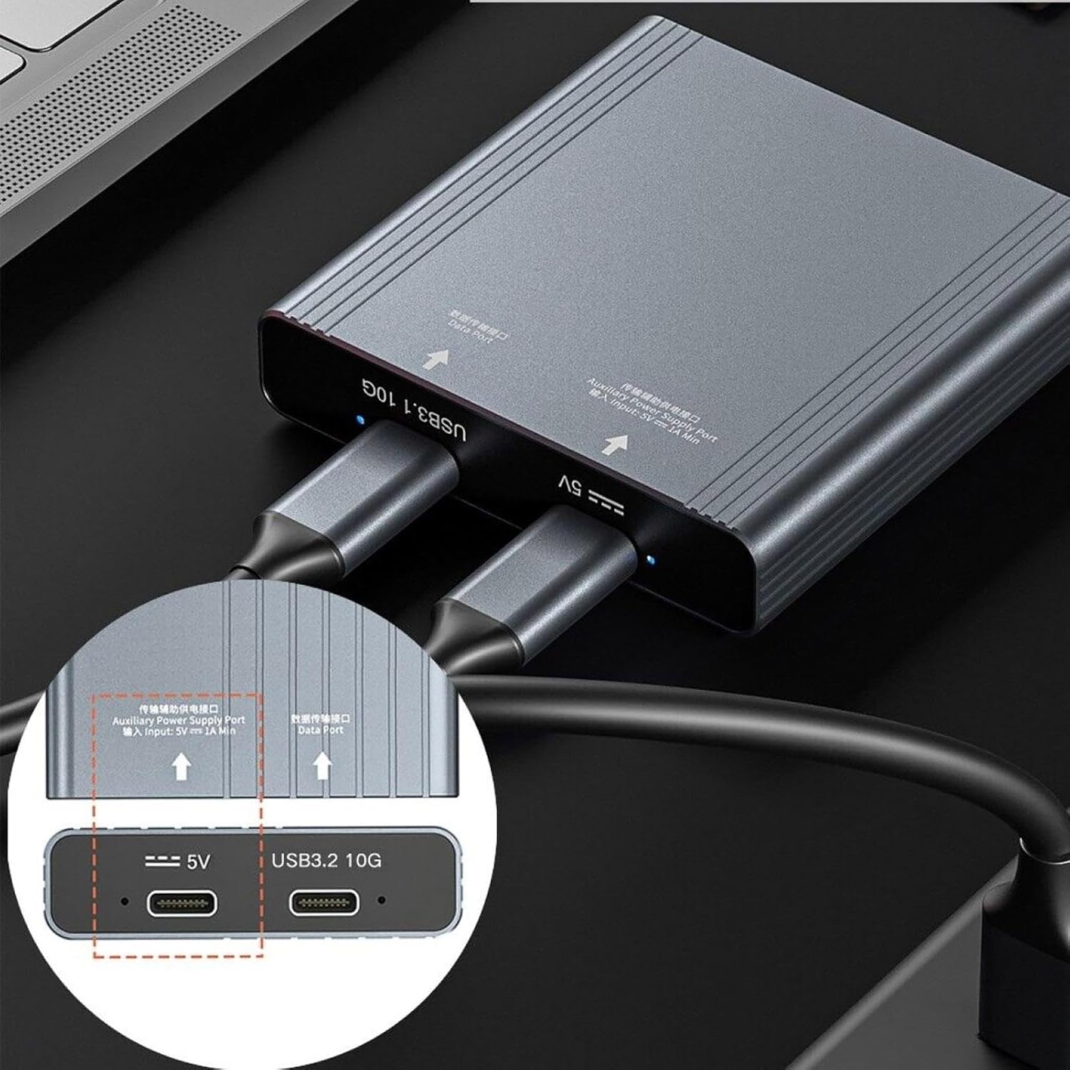 CFexpress Memory Card Adapter Type A+Type B+SD4.0, 10Gbps High Speed Memory Card Reader with USB3.1 Gen2 Transfer Speed