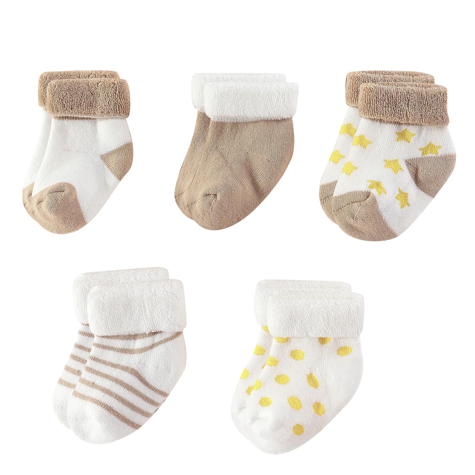 Ruliby - Juego de regalo de ropa de algodón para recién nacidos, unisex, ropa y accesorios esenciales para recién nacidos, artículos esenciales para recién nacidos