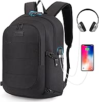 Tzowla Travel Laptop Backpack Water Resistant Anti-Theft Bag with USB Charging Port and Lock 15.6 Inch Computer Business Backpacks for Women Men Work College Gift,Casual Daypack
