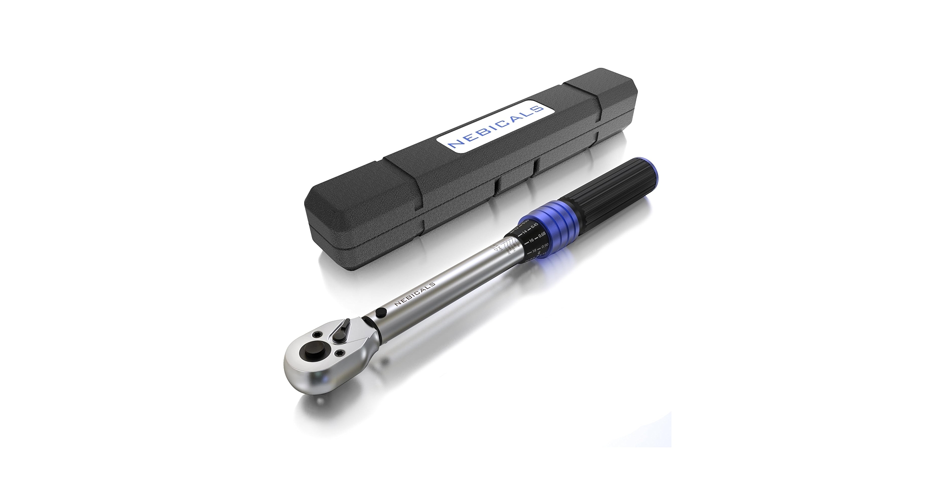 NEBICALS 1/4-inch Drive Dual-Direction Click Bike Torque