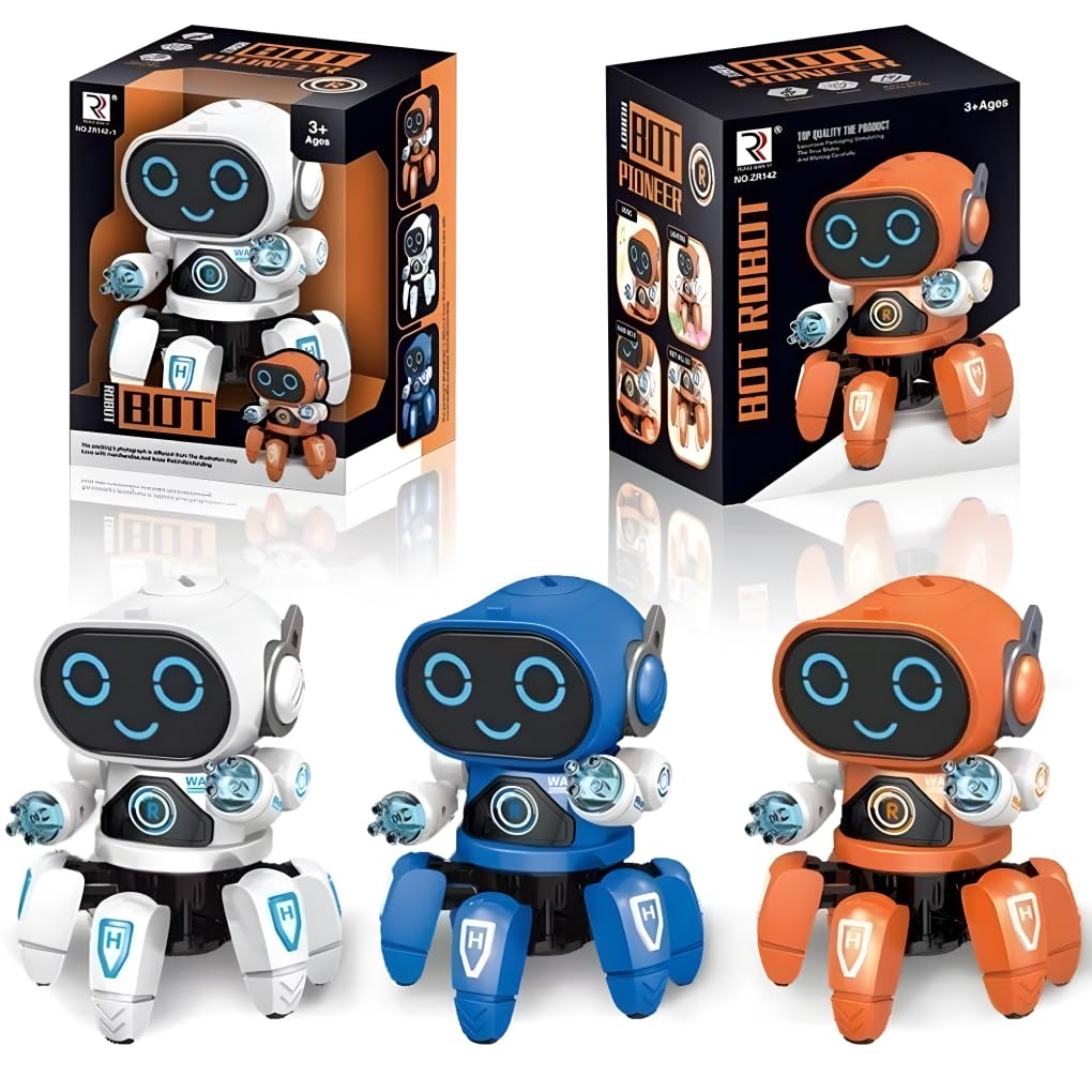 KEENBEY Bot Robot Octopus Style with Colorful Lights and Music, Dancing Robot Toy for Kids, Toddler, Boys, Girls (Octopus Robot) (B0CR99VYFM) Amazon Price History, Amazon Price Tracker