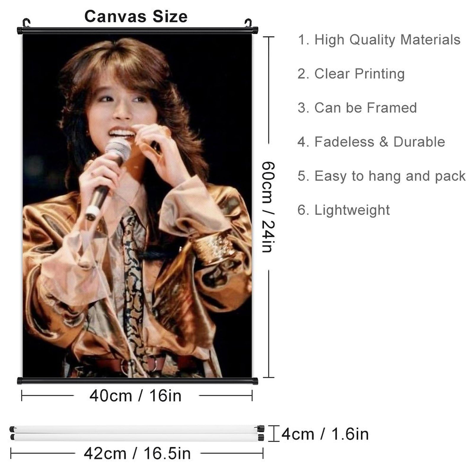 Amazon.co.jp: 中森明菜 (39) 掛ける絵画 ポスター 壁紙 壁画 アート