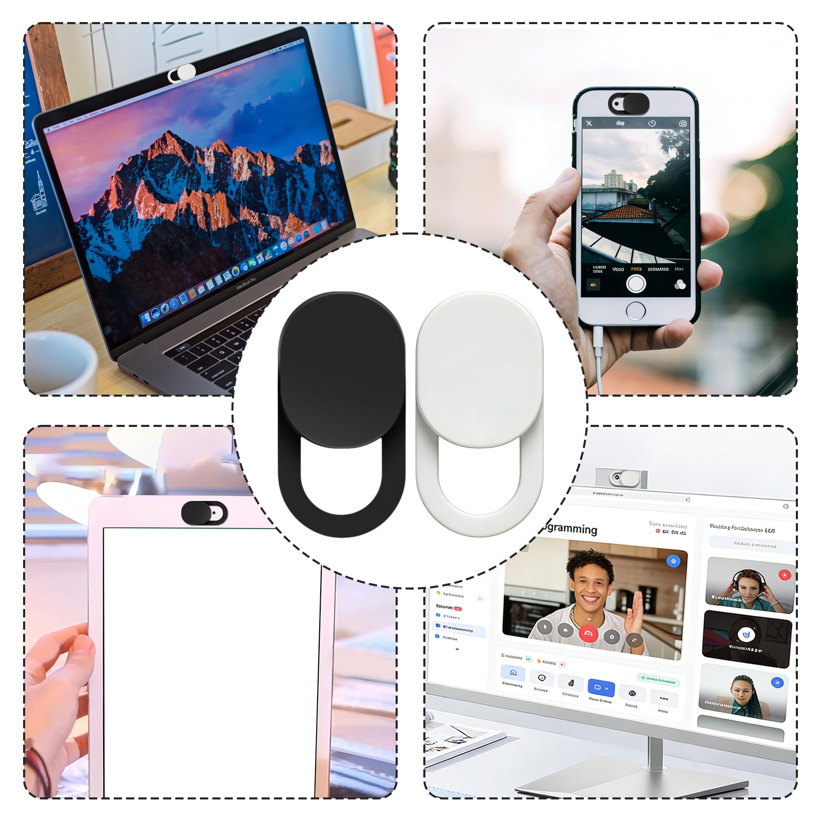 Cover per webcam laptop fotocamera telefono 0.027mm ultra sottile protezione privacy