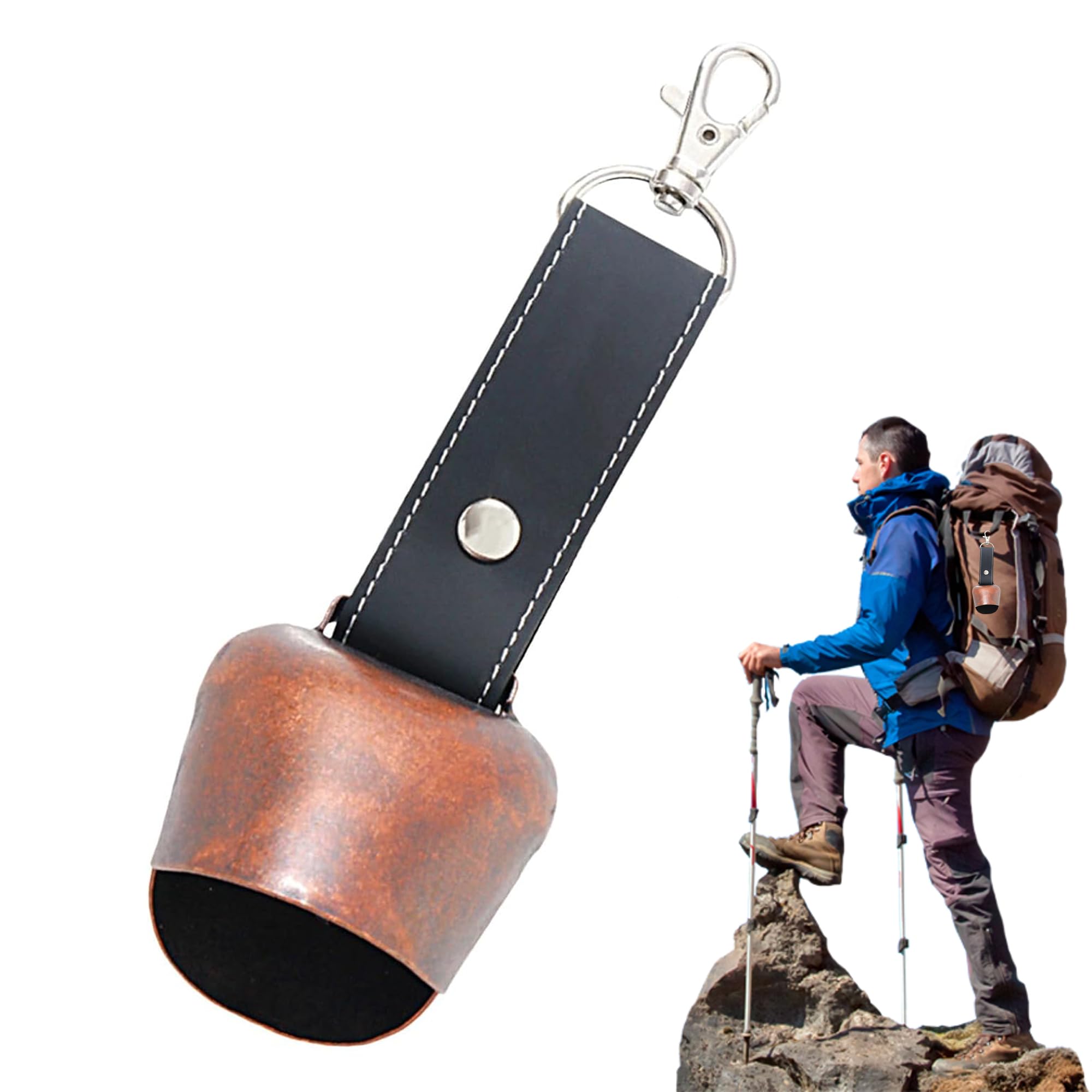 CHENNAN Campanas Anti Osos, Campanas de Oso ruidosas para Senderismo, Osos Al Aire Libre Campana, Práctico Campana Oso Campana de Advertencia, para Senderismo Camping al Aire Libre Pesca Escalada