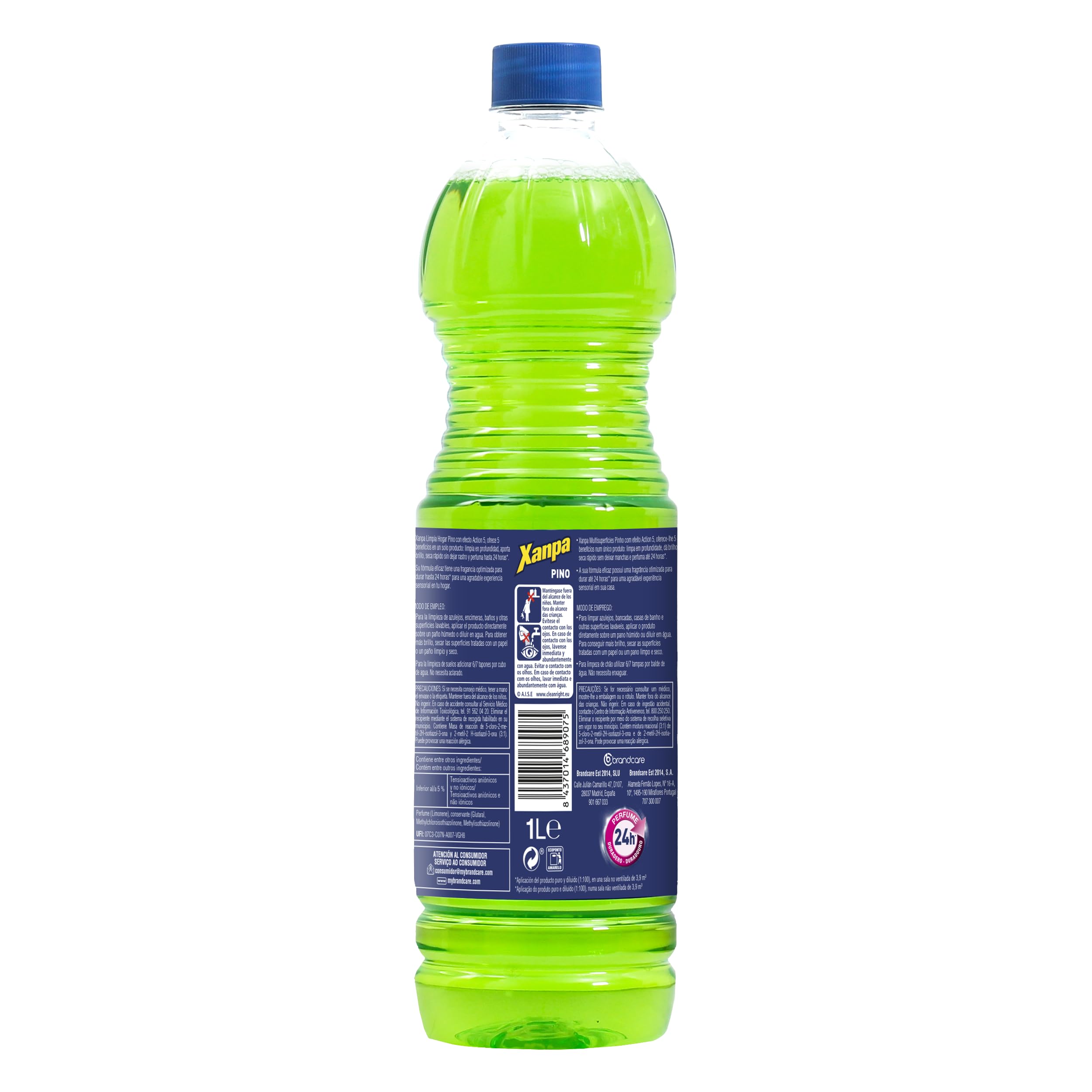 Xanpa Friega Suelos Clásico Pino Pack de 6